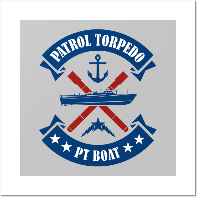 Patrol Torpedo PT Boat Wall Art by TCP